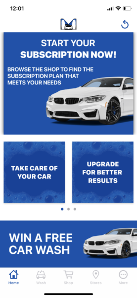 The Max Car Wash app
